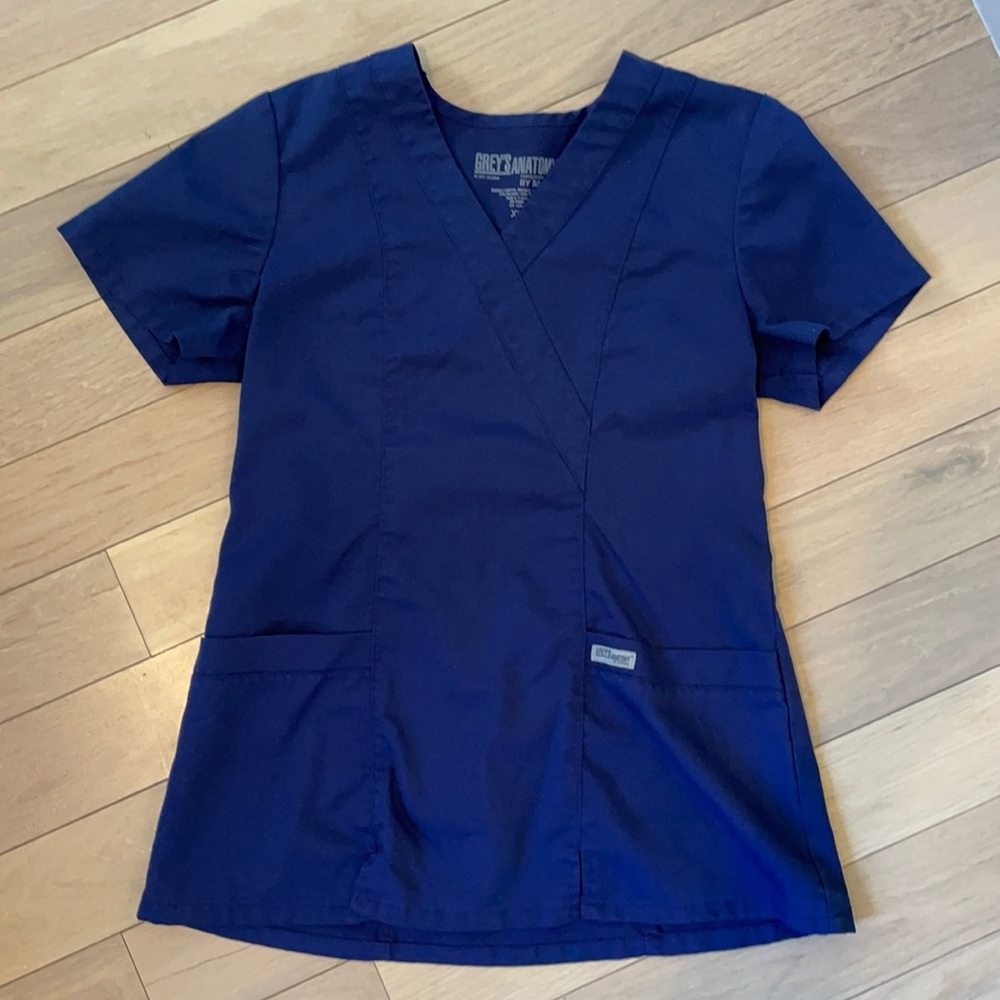 Grey’s Anatomy navy scrub set size XS